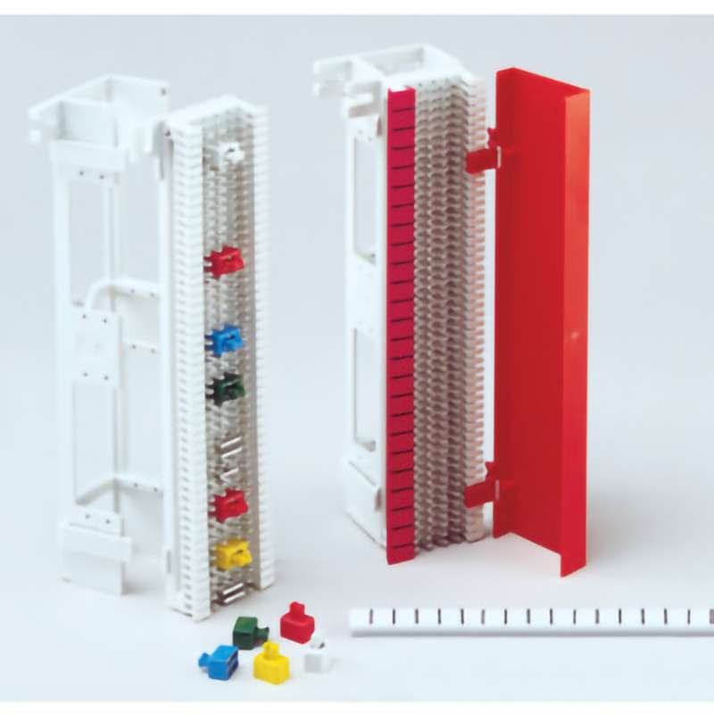 Patch Panel, Single Pair Bridge Clips, 125/pk. (25 ea./5 colors)